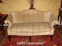 Chippendale Camelback Loveseat